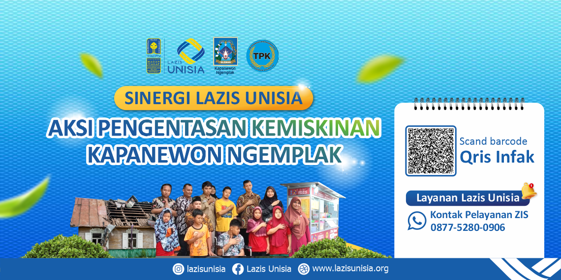 Aksi Pengentasan Kemiskinan Kapanewon Ngemplak Sinergi LAZIS UNISIA